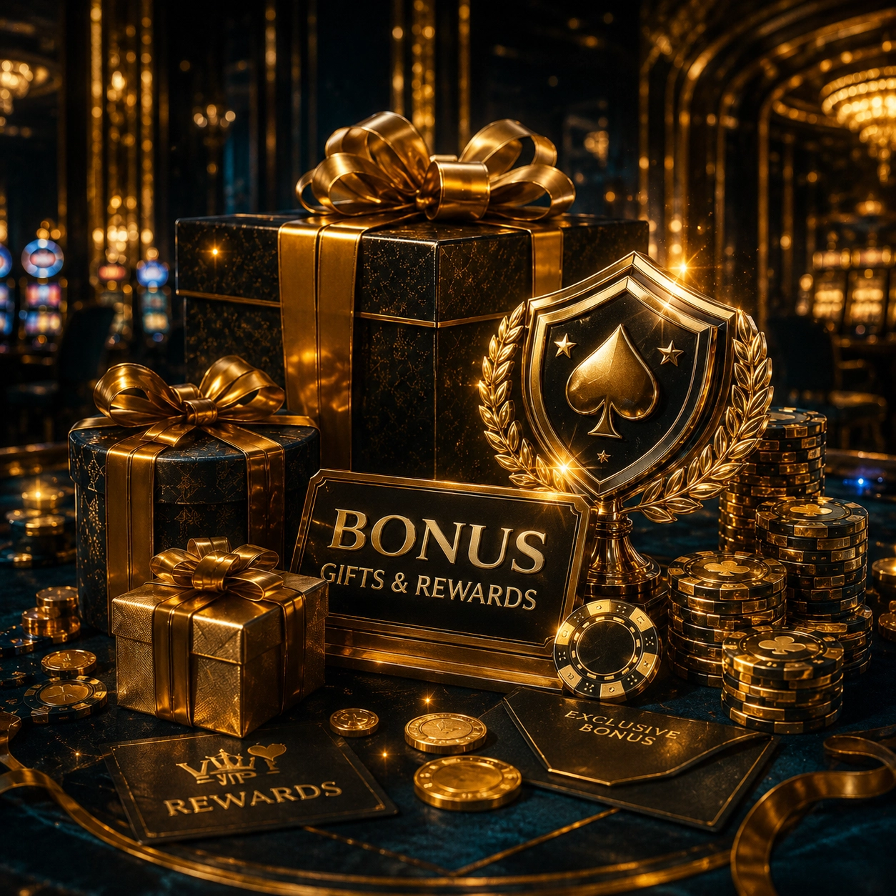 Casino bonus gifts and rewards